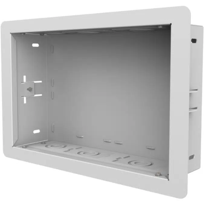 14"x9" in-Wall Box for Recessed Power and AV Components with optional Surge Protector