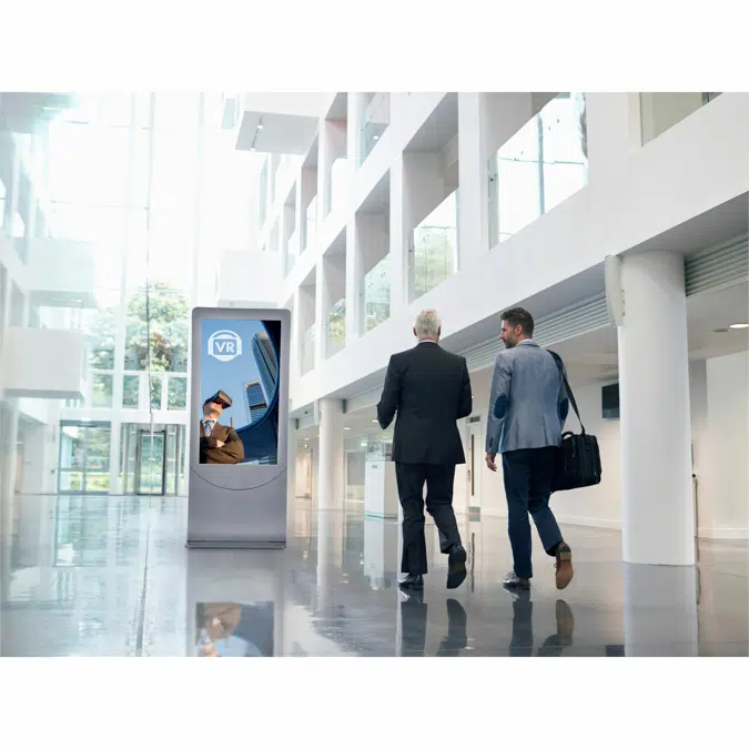 KIPC2555B Peerless-AV® Portrait Back-to-Back Kiosks, Slim Design