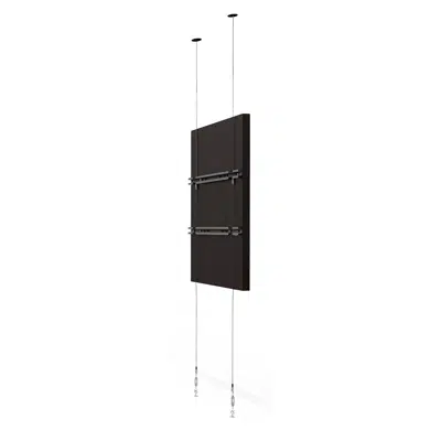 Portrait Floor to Ceiling Cable Mount for 46" to 65" Displays 이미지