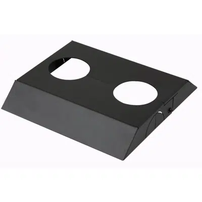 Image for Modular Series Dual-Pole Cosmetic Cover FOR MODULAR SERIES SQUARE CEILING/FLOOR PLATE MOD-ACF2