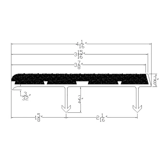 BIM objects - Free download! Type WP4J Spectra® Nosings, Profiles for ...