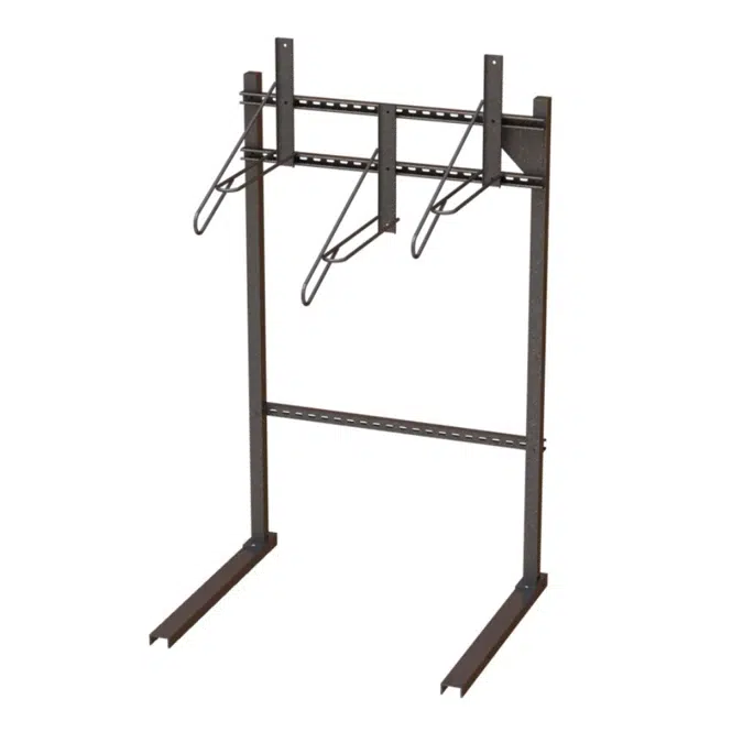 Vertical Bike Storage Rack, 1-4 Bike Capacity