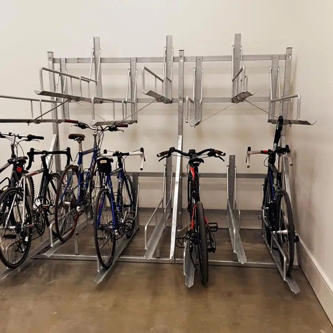 Horizontal Bicycle Storage Unit, 1-8 Bike Capacity