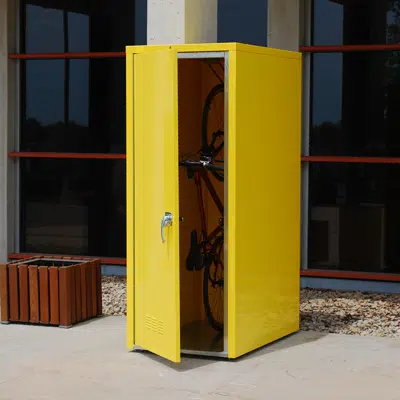 画像 Madlocker™ Vertical Bike Locker, 1 Bike Capacity