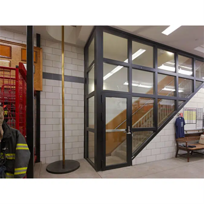 Fireframes® Heat Barrier Series-Curtain Door SGL Stand Alone Door