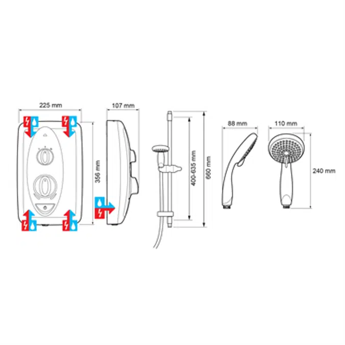 Mira Sprint Multi-Fit 10.8kW 