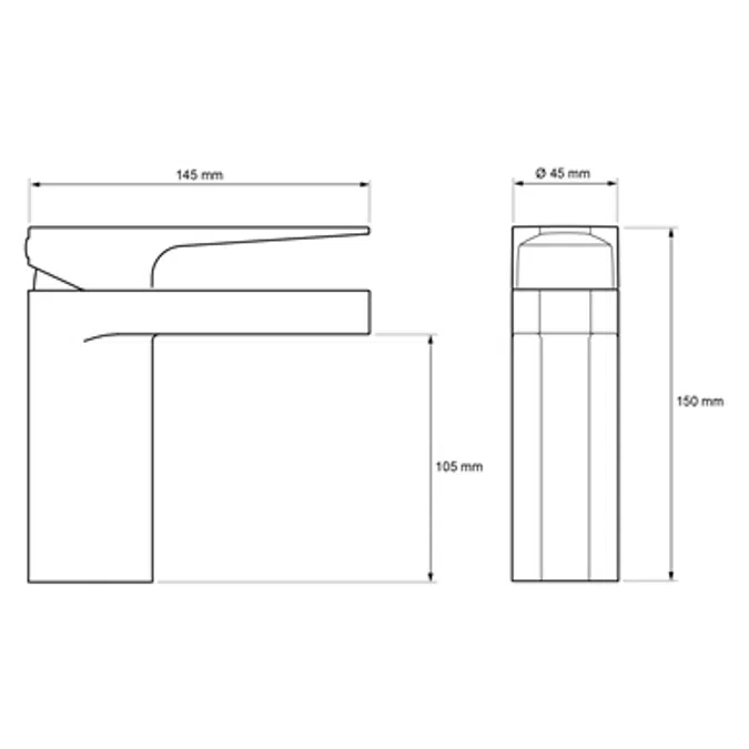 Mira Precision Basin Mixer Monobloc