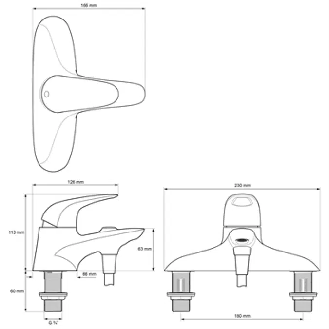 Mira Comfort Bath/Shower Mixer