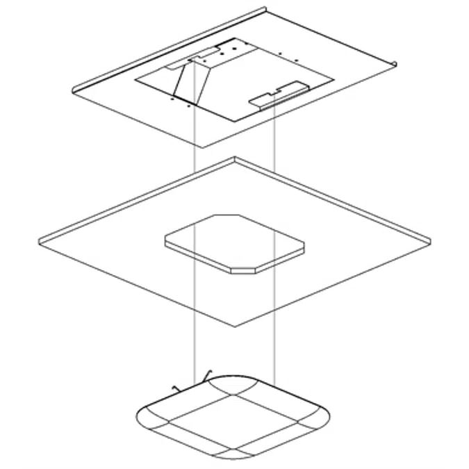 Oberon™ In-Plane™ Recessed Mounts 1040-FL