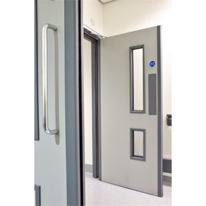 BIM objects - Free download! Door Edge Protectors FD60 Double door Fire ...