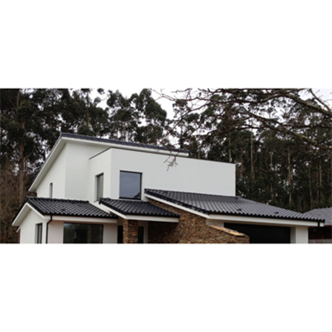 TECTUM PRO system insulation T380 100mm for Logica Lusa rooftile