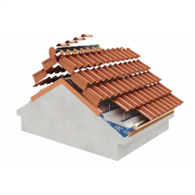 TECTUM PRO system insulation T380 140mm for Logica Lusa rooftile