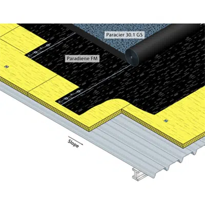 Deck Roofing System Paradiene 30.1 GS NOx-Activ, PIR Insulation图像