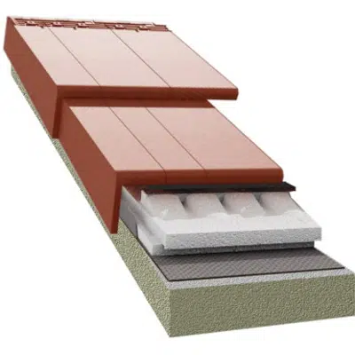 obraz dla TECTUM PRO system insulation T320 140mm for Logica Plana rooftile