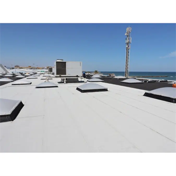 Deck Roofing system Parafor Solo GFM and PIR Insulation