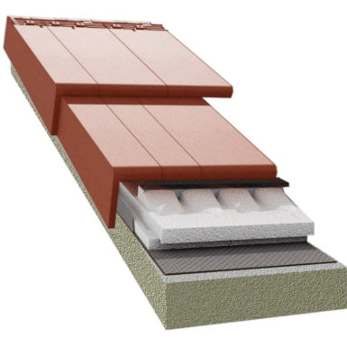 TECTUM PRO system insulation T320 100mm for Logica Plana rooftile