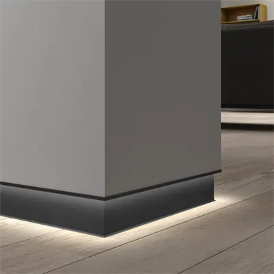 imazhi i NOVORODAPIE ECLIPSE ALU 2500mm h 70 - 100 mm