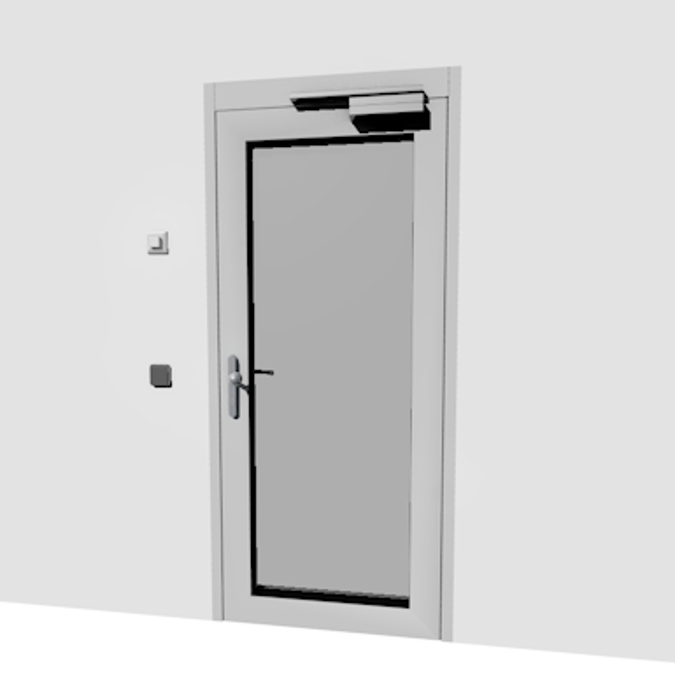 BIM objects Free download! Mechanical automatic locking door BIMobject