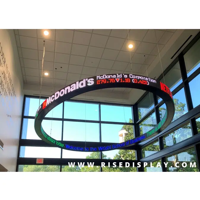 8.3 Inch Tall - 48 Pixel LED Ticker Display