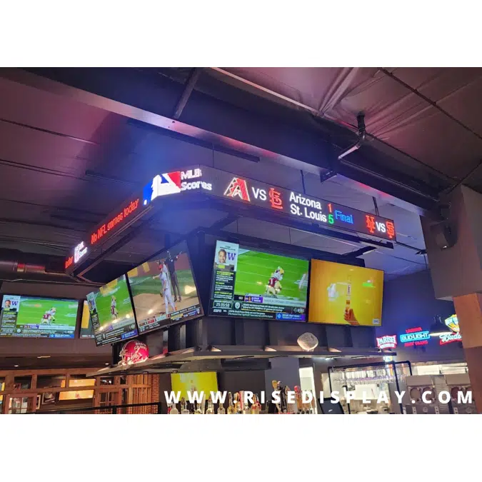 8.3 Inch Tall - 48 Pixel LED Ticker Display