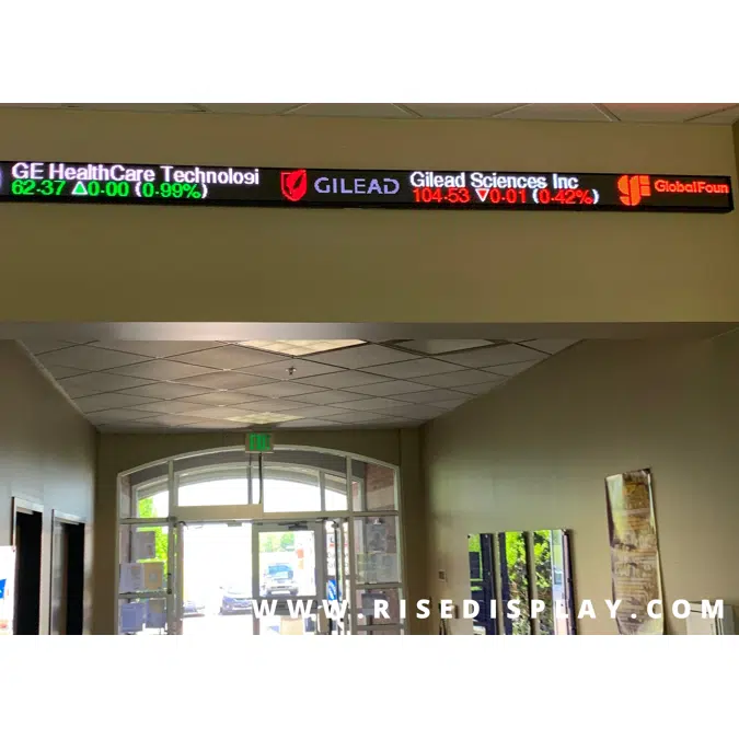 5.8 Inch Tall - 32 Pixel LED Ticker Display