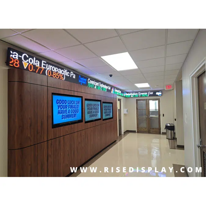 10.9 Inch Tall - 64 Pixel LED Ticker Display