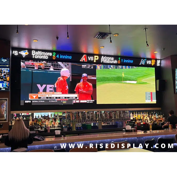 10.9 Inch Tall - 64 Pixel LED Ticker Display