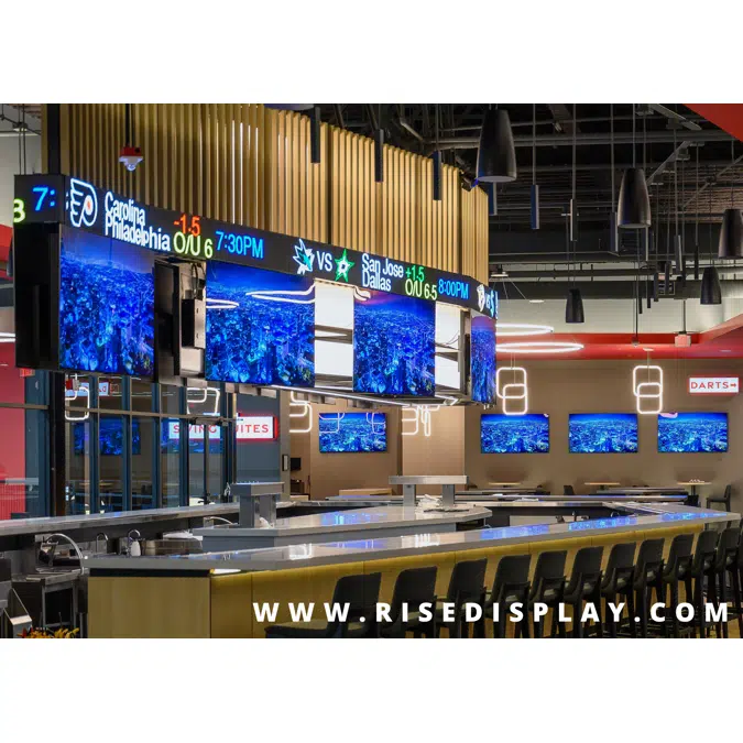 10.9 Inch Tall - 64 Pixel LED Ticker Display