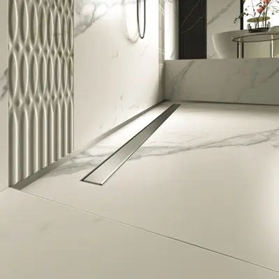 画像 Linear shower drain PP Drain Aqua