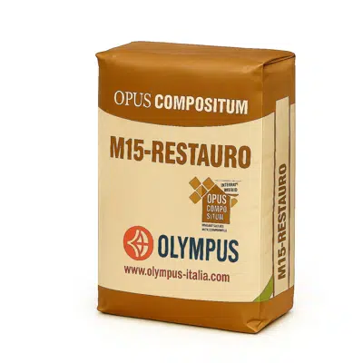 Image for OPUS COMPOSITUM M15 RESTORATION
NHL 5.0 totally cement-free natural hydraulic lime-based masonry mortar for
restoration work in green building