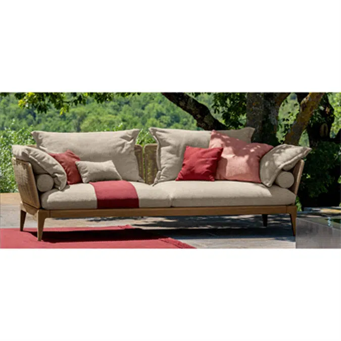 Cruise Teak 3 Seater Sofa