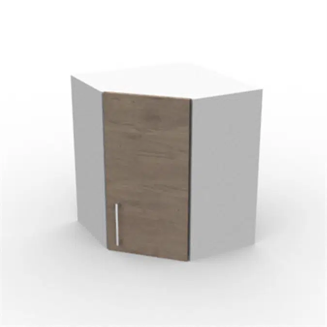 BIM objects - Free download! Pro Wall Diagonal corner unit 590x600 ...