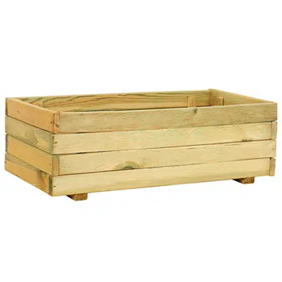 Wooden planter KIT067图像