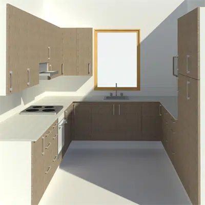 изображение для Pro U-shaped kitchen showcase