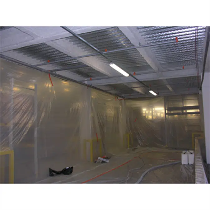 Fire proofing and acoustics correction Fibrous spray-on coating | FIBROFEU® PROJISO