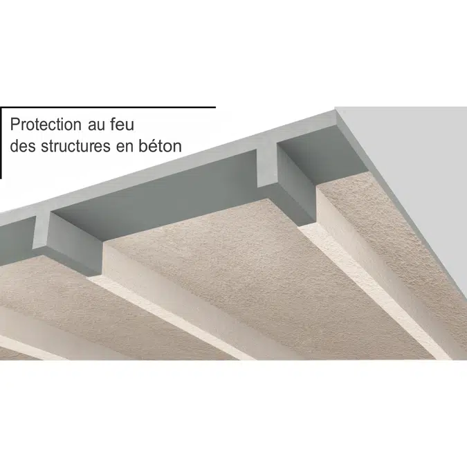 Protection incendie et correction acoustique mélange en poudre à projeter | Fireplaster® PROJISO