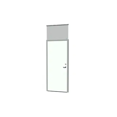 Image for Aluminum frame door ID sealed