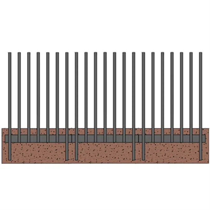 VERTICALIA steel fence