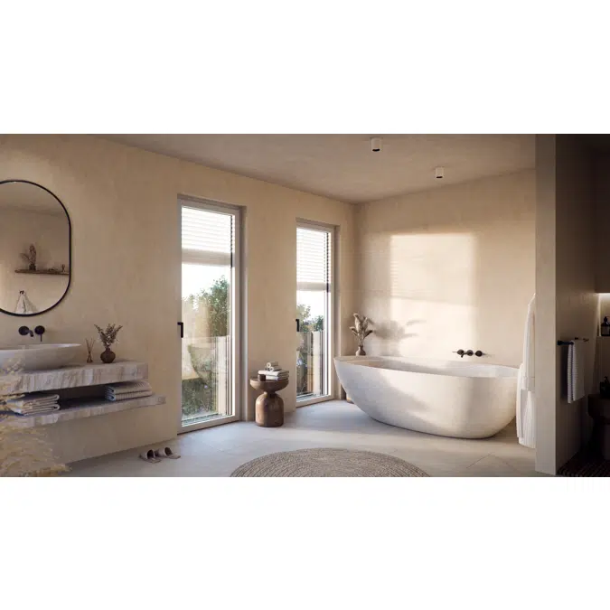 OKNOPLAST window PILAR, single-sash balcony window with a low threshold Win Step