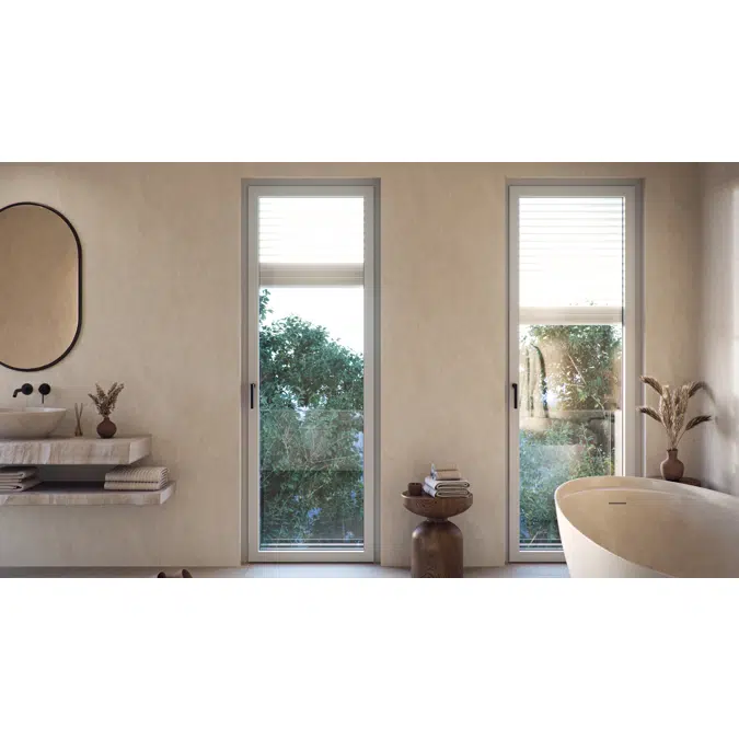 OKNOPLAST window PILAR, single-sash balcony window with a low threshold Win Step