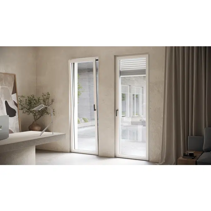 OKNOPLAST window PILAR, single-sash balcony window with a low threshold Win Step