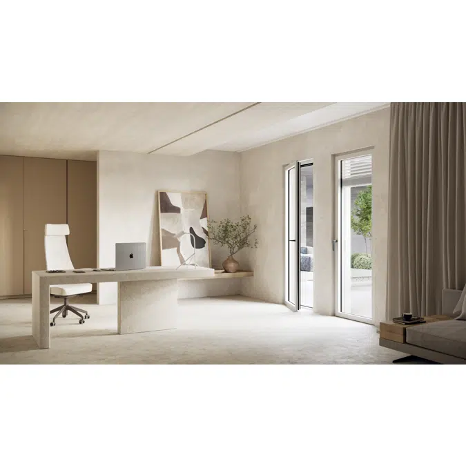 OKNOPLAST window PILAR, single-sash balcony window with a low threshold Win Step