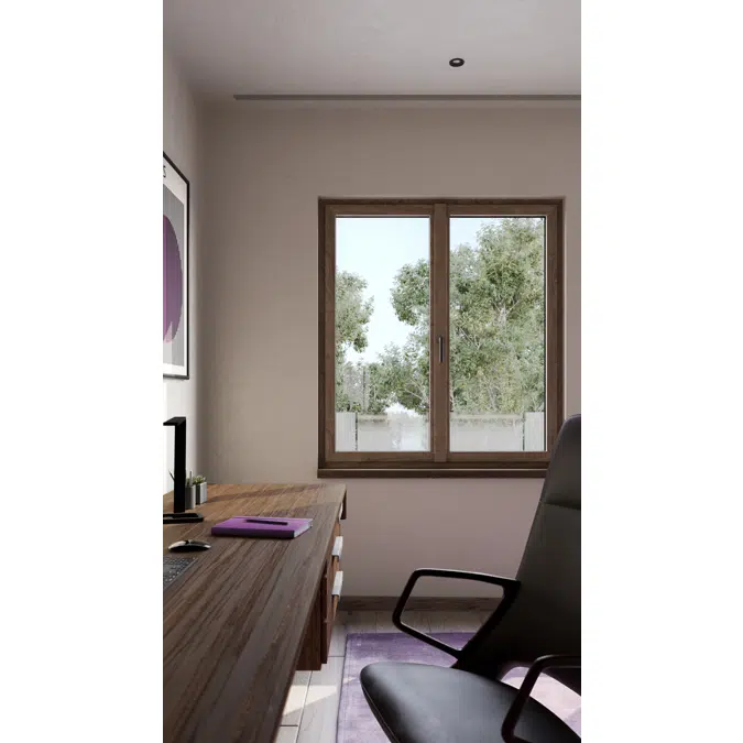 OKNOPLAST window PILAR, double-sash window - movable central mullion