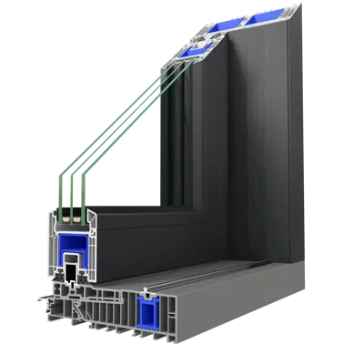 Image for OKNOPLAST, patio door HST MOTION S, opening schema C