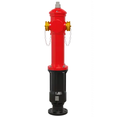 Image for 66/D DRY BARREL PILLAR HYDRANT STYLE EUR - DN 100 X 2 OUTLETS - BRASS CAPS