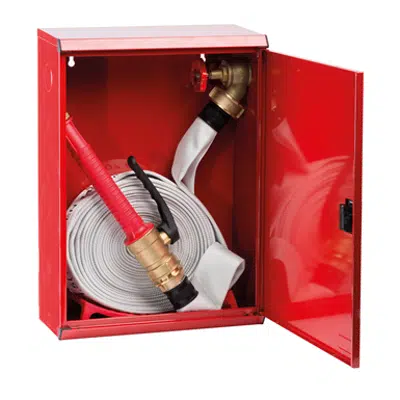 imagem para 2/HP FIRE HYDRANT WITH LAY-FLAT HOSE "Electa" METAL DOOR