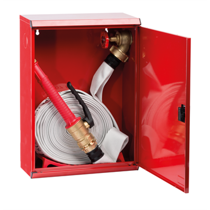 2/HP FIRE HYDRANT WITH LAY-FLAT HOSE "Electa" METAL DOOR