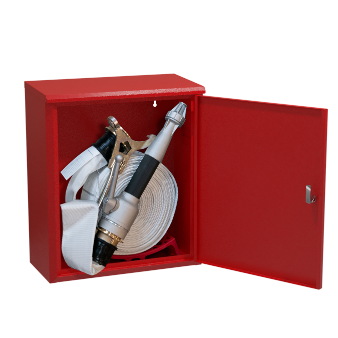 2/SP FIRE HOSE SYSTEM FOR FIRE SERVICE USE DN 70 - "Murano Industrial" CABINET