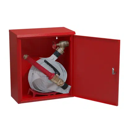 Image for 2/S FIRE HYDRANT WITH LAY-FLAT HOSE "Murano Industrial" GALVANIZED STEEL - METAL DOOR