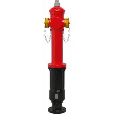 66/D DRY BARREL PILLAR HYDRANT STYLE EUR - DN 80 - BRASS CAPS için görüntü